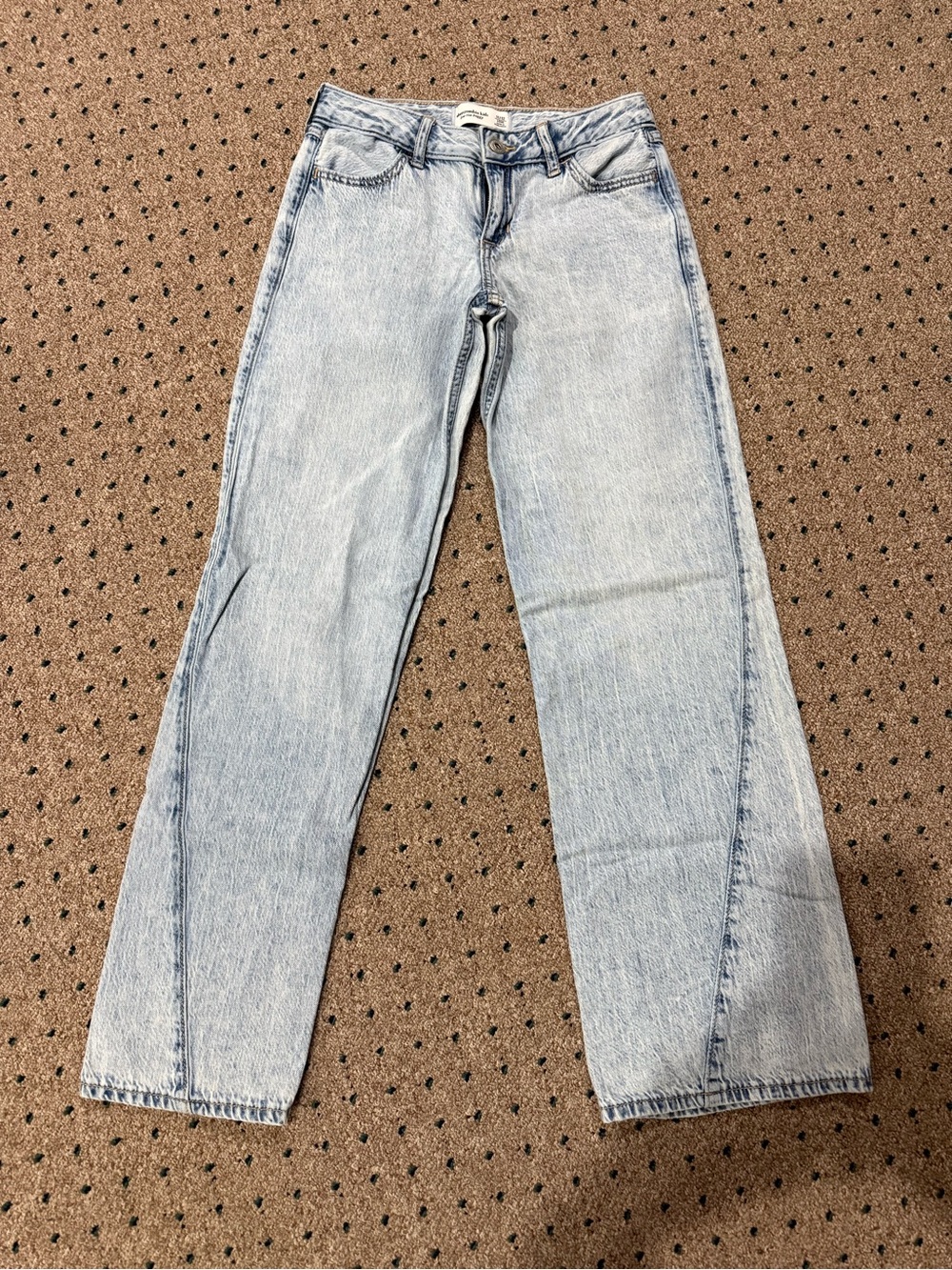 Abercrombie Girls Sz 11-12 long Low rise baggy jeans
